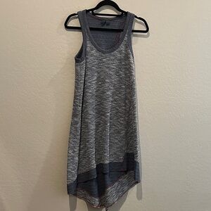 Left of Centre Blue High-Low Knit Tank Dress Size XS Casual Athleisure